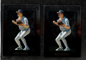 (2x) GREG MADDUX 1996 UD Upper Deck DEFENSIVE GEMS Lot #137 Braves Cubs NM-MINT - Bild 1 von 2