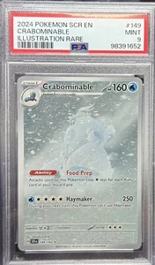 PSA 9 Pokemon Crabominable Ilustración Raro #149 2024 Scr Stellar Crown - Imagen 1 de 2