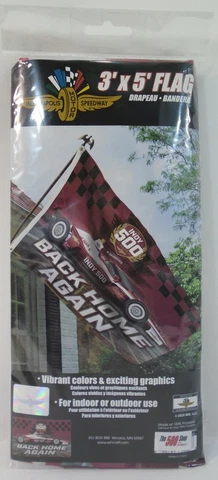 2022 Indy 500 Event Collector Flag 3' x 5' Banners Indianapolis Back Home Again Cover