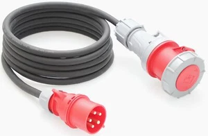 Cavo adattatore CEE linea di alimentazione forte H07RN-F 5G6 mm2 spina 32A frizione 63A 1-25 m - Foto 1 di 10
