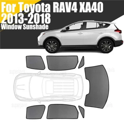 Parasol ventana magnética para Toyota RAV4 2013-2018 malla parabrisas marco cortina Foto 1 de 4
