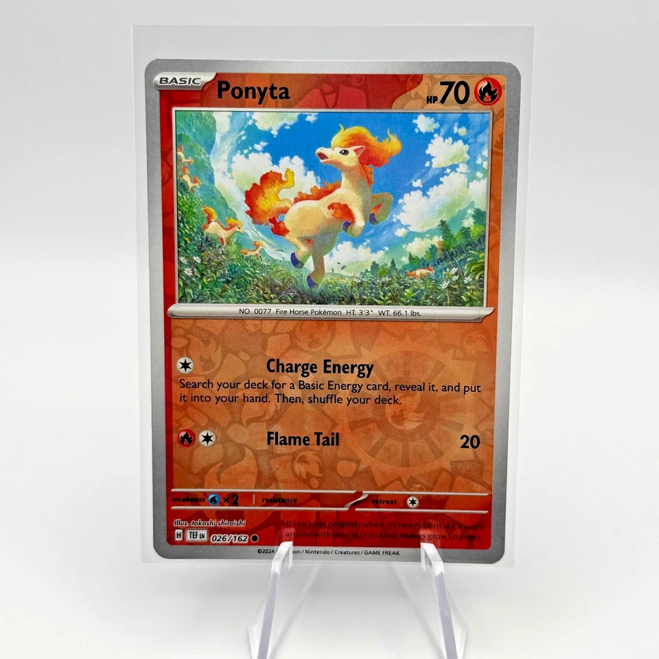 Ponyta 026/162 Sv05: Temporal Forces Reverse Holo - Image 1 of 1