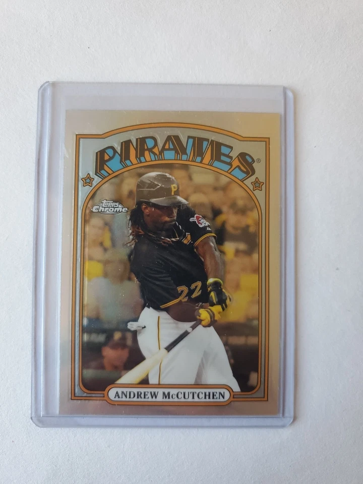 Andrew's McCutchen Refractor 2013 Topps Chrome Baseball 1972 Topps Variation  - Image 1 of 1