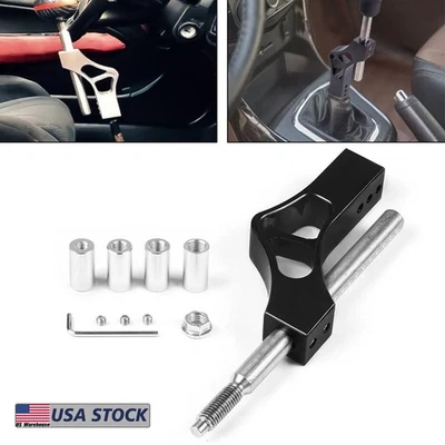 Extensor de perilla de cambio de aluminio para automóvil Extensión ajustable Cambios Cabeza Extensión Varilla Foto 1 de 4