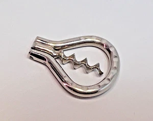 Antique German Miniature Bow Corkscrew Pocket Folding Perfume Bottle Opener - Picture 1 of 6