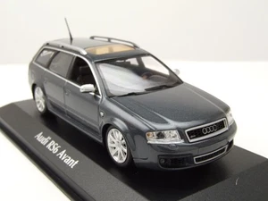AUDI RS6 Avant grey metallic 2002 1/43 MINICHAMPS 940011711 - Picture 1 of 5