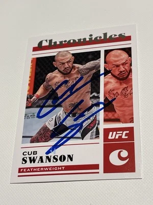 Cub Swanson Signed UFC Chronicles Card JSA COA IP Auto Autographed a - Image 1 of 3