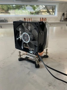 Cooler Master Hyper H410R CPU Air Cooler 92mm Red LED PWM Fan Intel & AMD Mount - Picture 1 of 6