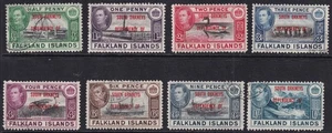Falkland Islands Dependencies South Orkneys KGVI 1944 Set SGC1/C8 - fine used - Picture 1 of 2