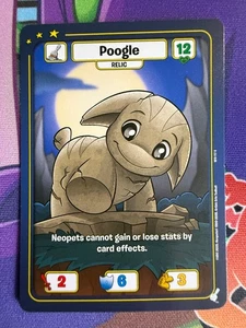 Neopets Battledome TCG War for the Obelisk Relic Poogle Rare - Picture 1 of 1