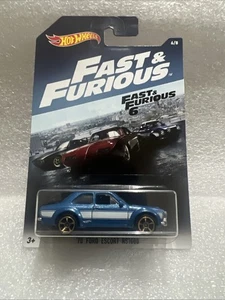 Neu 2017 Hot Wheels 70 Ford Escort RS1600! Walmart Exclusive Fast & Furious! #E6 - Bild 1 von 4