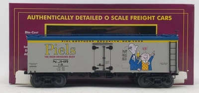 MTH 20-94416 O Gauge Piel's Beer 36' Wood-Sided Reefer Car #18 LN/Box - Image 1 of 4