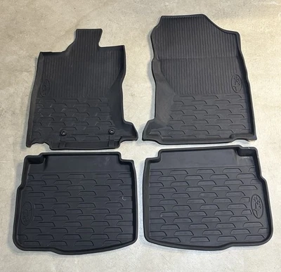 2020-2023 Subaru Outback / Legacy Rubber Floor Mat Set OEM J501SAN100 - Image 1 of 4