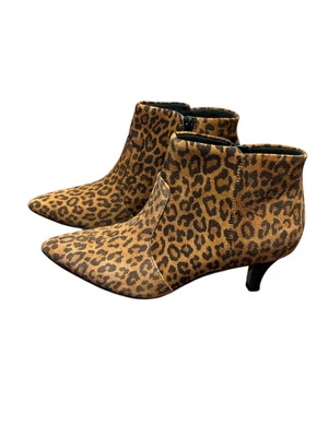 Zapatos CLARKS BOOTIES High Hill Estampado Leopardo EE. UU. 8M Máxima Comodidad Foto 1 de 4