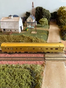 HO Wasatch Messing Union Pacific/Wabash "National" 6-4-6 Schlafwagen. Unbemalt. IOB. - Bild 1 von 9