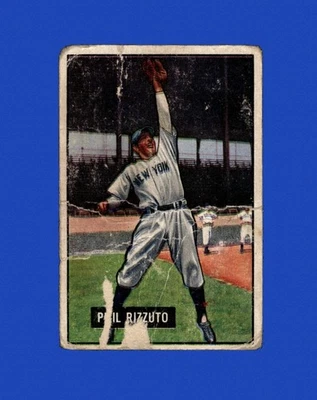 1951 Bowman Set-Break # 26 Phil Rizzuto GRAU BAIXO (preenchimento) *GMCARDS* - Imagem 1 de 2