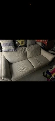 Coach de cuero blanco excelente Foto 1 de 2