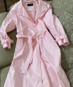 Abrigo de lluvia rosa Sprinkles talla 16 bolsillos y nailon con cinturón con forro de goma - Imagen 1 de 6