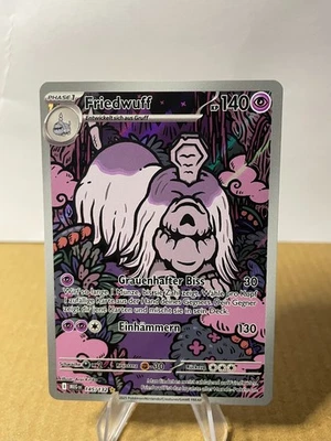 Pokemon Friedwuff 145/132 illustration Rare aus Mega Entwicklungen NM DE - Bild 1 von 2