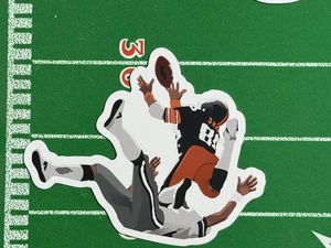 Collectible Football Retro#88 receiver Gridiron Fan Sport Black Yellow Magnet - Picture 1 of 1