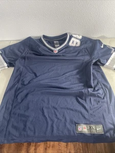 Camiseta en blanco Nike On Field de los Dallas Cowboys auténtica para hombre XL NUEVA SIN ETIQUETAS - Imagen 1 de 10