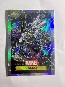 2024 Topps Chrome Marvel Web Refractor Lizard 289/399 - Picture 1 of 2