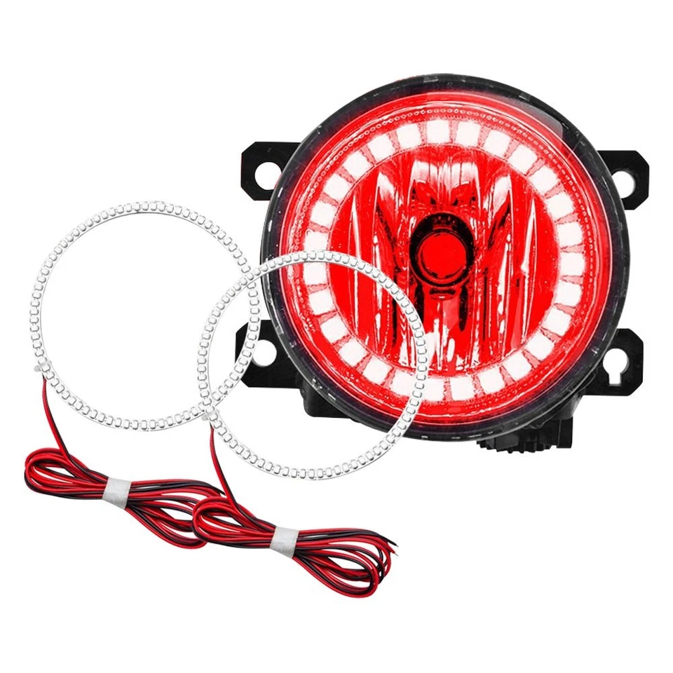 LED Fog Light Halo Ring Lights Red For 2010-2016 Honda CRZ Foto 1 de 4