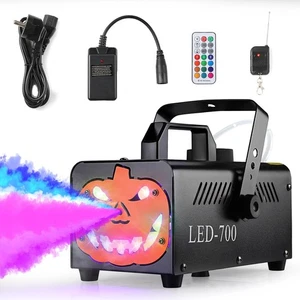 Máquina de niebla cabeza de calabaza 500W 13 colores 9 luces LED, máquina de humo decorativa de calabaza - Imagen 1 de 6