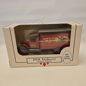 Anheuser Busch 1931 Delivery Truck Bank ERTL 1:34 Never Opened NOS - Picture 1 of 4