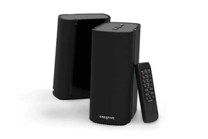 T100 2.0 Compact Hi-Fi Speakers, up to 80W Peak Power with Bluetooth 5.0, Opt... - Picture 1 of 6