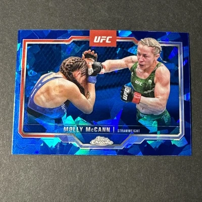 2025 Topps Chrome UFC Sapphire Edition Molly McCann #29 - Image 1 of 2