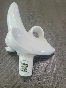 Jonathan Adler Happy Chic Banana Wine Bottle White Ceramic Stopper - Picture 1 of 5