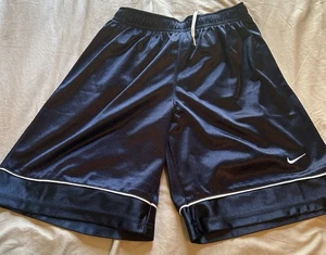 Boys Nike Blue/White Strip Drawstring Basketball Shorts Size Small (8 Years) - Picture 1 of 6