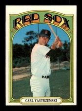 1972 Topps #37 Carl Yastrzemski EX/EX+ Red Sox 553801