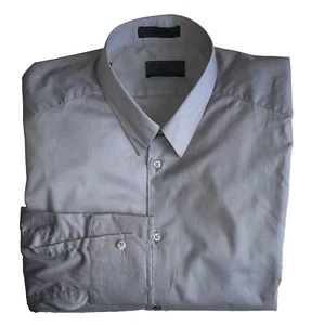 Costume National Sz. 15 3/4" (40) Slim Fit L/S "City" Shirt Gray Italy M180603 - Picture 1 of 8