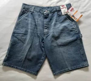 New Wrangler 5 Star Carpenter Jean Shorts Men's SZ 34 Inseam 10" To Knee NWT - Picture 1 of 7