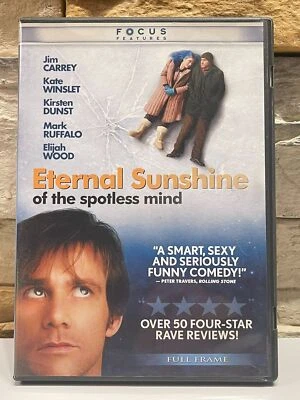 ETERNAL SUNSHINE OF THE SPOTLESS MIND 2004: JIM CARREY KATE WINSLET USED DVD - Image 1 of 4