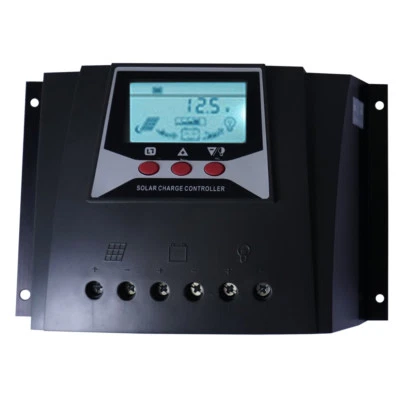 Solarladeregler 60A 12V 24V 36V 48V Auto Max 100V PV Eingang PWM Regler - Bild 1 von 4