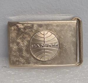 VTG 1950’s/60’s Pan Am Pan Am American Airlines Pristine Belt Buckle NOS Rare! - Picture 1 of 7
