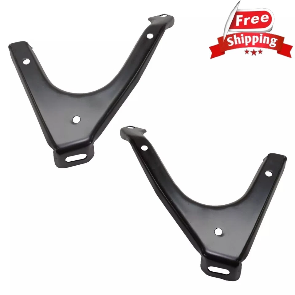 Bumper Bracket For 2001-2004 Ford F-250 Super Duty Front Left & Right Steel 2Pc Foto 1 de 4