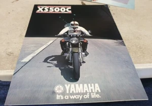 1970s YAMAHA XS500C MOTORCYCLE Original Sales Brochure - Bild 1 von 5