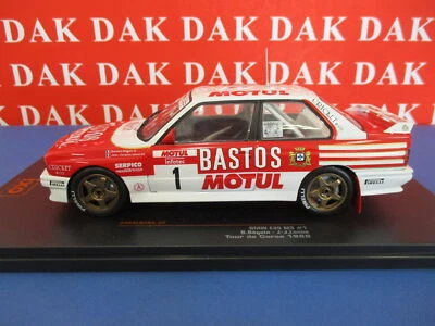 Die cast 1/24 Modellino Auto BMW E30 M3 Rally Tour de Corse 1988 B. Beguin Ixo - Immagine 1 di 4
