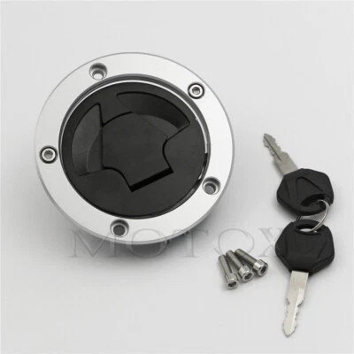 Tapa de bloqueo del tanque de combustible de gasolina apta para KAWASAKI VERSYS 650 1000 KLZ1000 KLE650 Foto 1 de 4