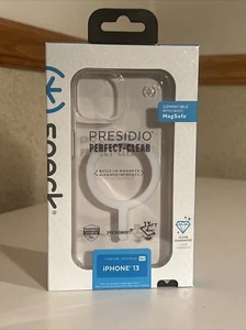 SPECK Presidio Perfect-Clear iPhone 13 Case - Picture 1 of 2
