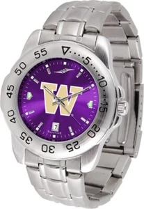 Sun Time Men's Licensed Collegiate Team Sport Steel Ano Watch (Pick Your Team) - Picture 1 of 79