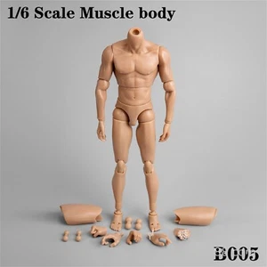 B005 Muscular Body 1/6 Plus Flexible Man Action Figure Doll - Picture 1 of 11