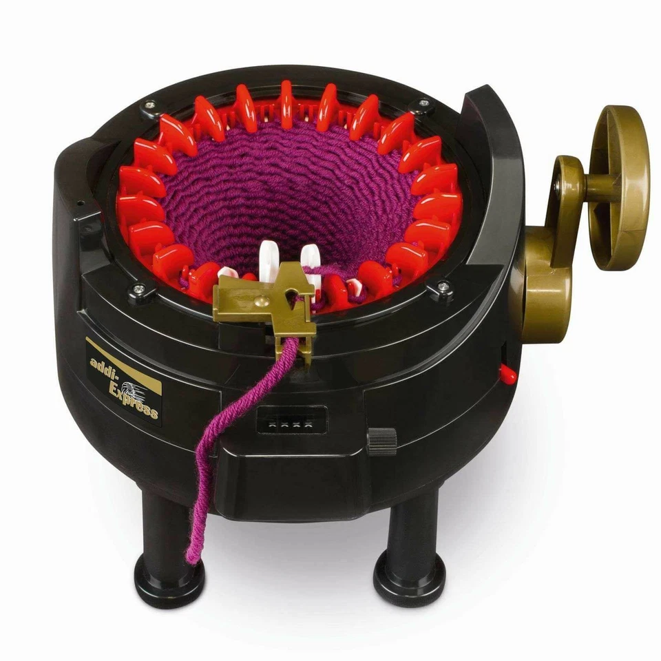 addiExpress Professional Knitting Machine addi Express 22 Needles Circular Flat - Image 1 of 1