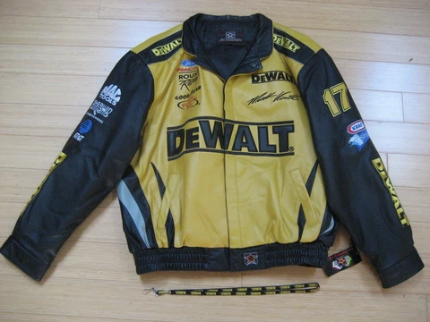 DeWalt JH Design Matt Kenseth 2XL Leather Jacket NASCAR *NEW with Tags* Cover