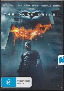 The Dark Knight - Christian Bale Heath Ledger Region 4 Pal Dvd Brand New Sealed - Picture 1 of 2