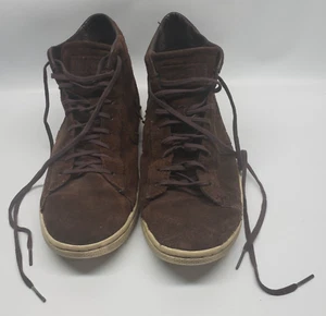 Converse All Star John Varvatos pelle scamosciata marrone 125424C unisex USA 10 stringati uomo - Foto 1 di 16